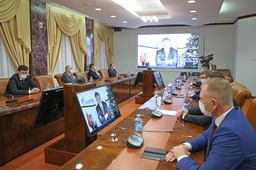 В ходе видеоконференции были подведены предварительные итоги работы ПАО «Газпром» в 2021 году