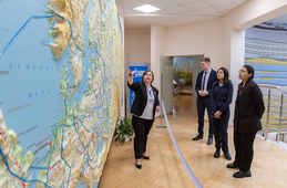 Знакомство с компанией у практикантов началось с экскурсии в Музее истории ООО «Газпром добыча Уренгой»