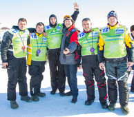 Участники снегоходного пробега прошли посвящение в полярники