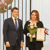 Дарья Гребенюк награждена памятной медалью