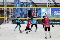 Новый Уренгой принимал спортсменов на этапе Чемпионата России по волейболу на снегу