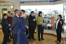 В рамках программы форума 20 конкурсантов посетили Музей истории ООО «Газпром добыча Уренгой»