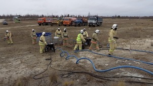 Личный состав нештатного аварийно-спасательного формирования ООО «Газпром добыча Уренгой»