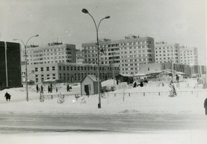 Вид г. Новый Уренгой. Южная часть. 1985 г.