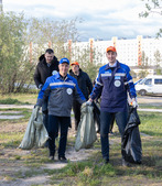 Коллектив «Газпром добыча Уренгой» каждый год принимает участие во Всероссийском экологическом субботнике «Зеленая весна»