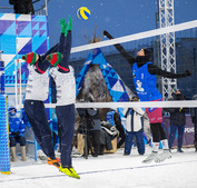 Первый этап Чемпионата России по снежному волейболу