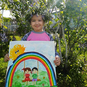 Воспитанники детских садов с гордостью представили свои работы на "Вернисаже рисунков"