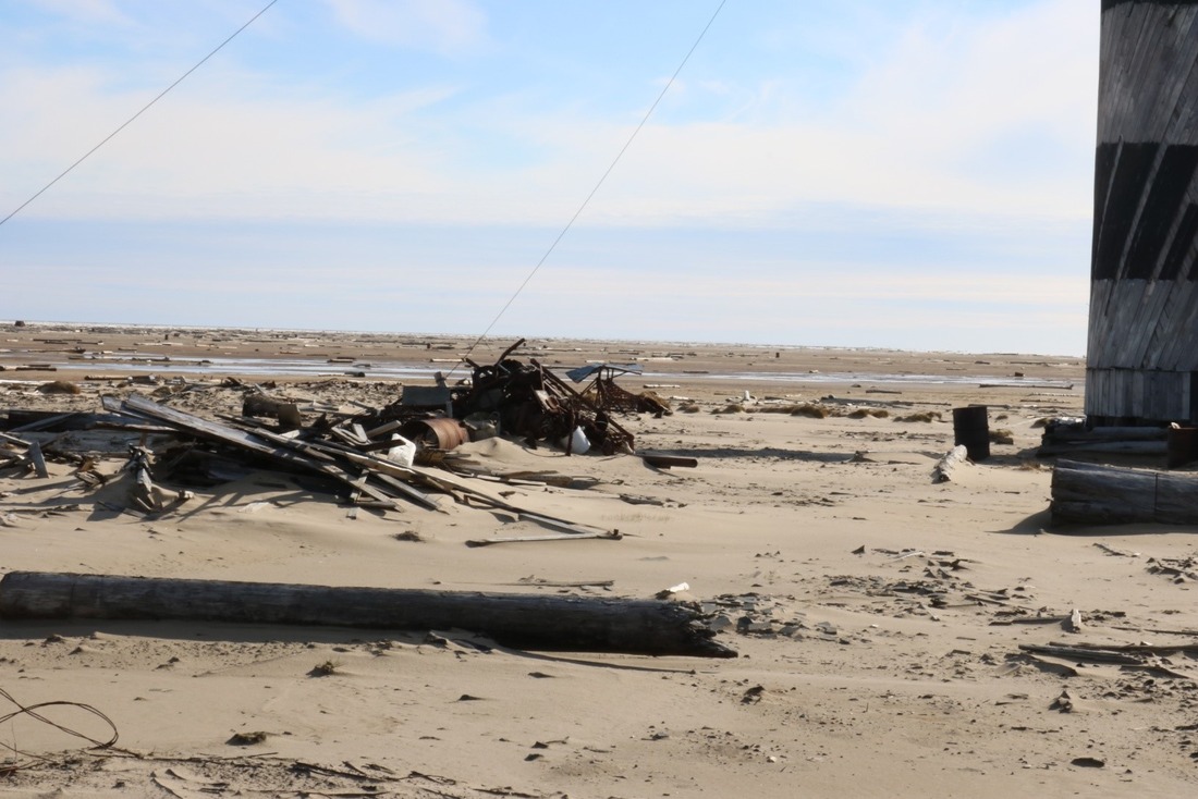 Экологическая очистка захламленных территорий необитаемого острова Вилькицкого в Карском море. Фото участников экспедиции