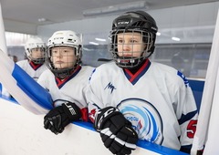 Воспитанники хоккейной секции спортивного комплекса «Факел»