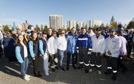 Экоактивисты ООО «Газпром добыча Уренгой», гости и участники мероприятия