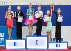 По окончании турнира чемпионы и призеры танцевальных состязаний были награждены кубками, медалями и дипломами