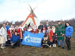 Делегация ООО «Газпром добыча Уренгой» посетила село Самбург Пуровского района, где проживает коренное население Ямала