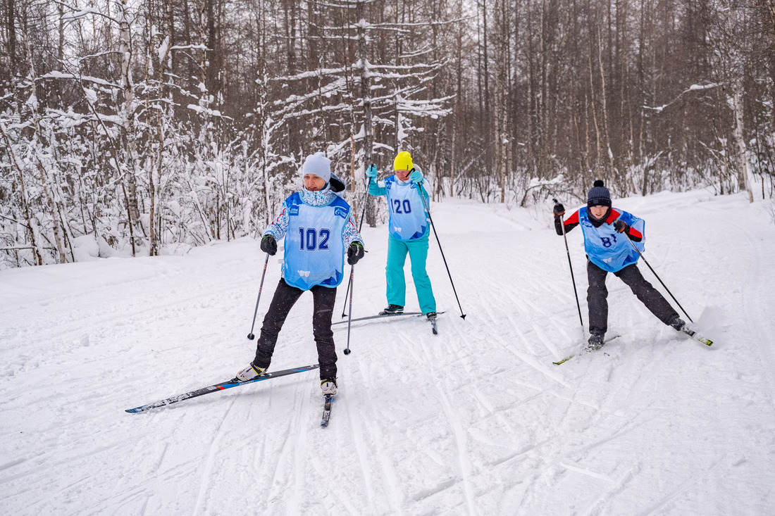 Лыжный забег ОППО «Газпром добыча Уренгой профсоюз»
