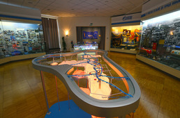 Одно из центральных мест в корпоративном музее занимает трехмерная модель Уренгойского нефтегазоконденсатного месторождения