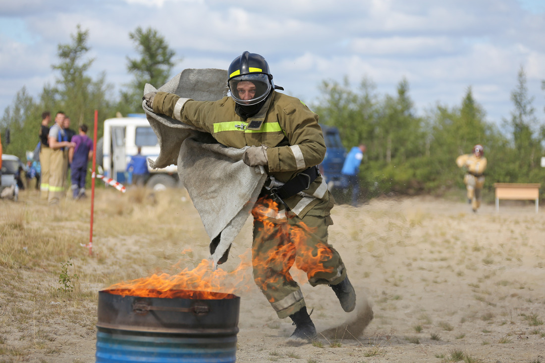 Победа в соревнованиях — показатель готовности к выполнению задач по обеспечению пожарной безопасности на стратегически важных объектах