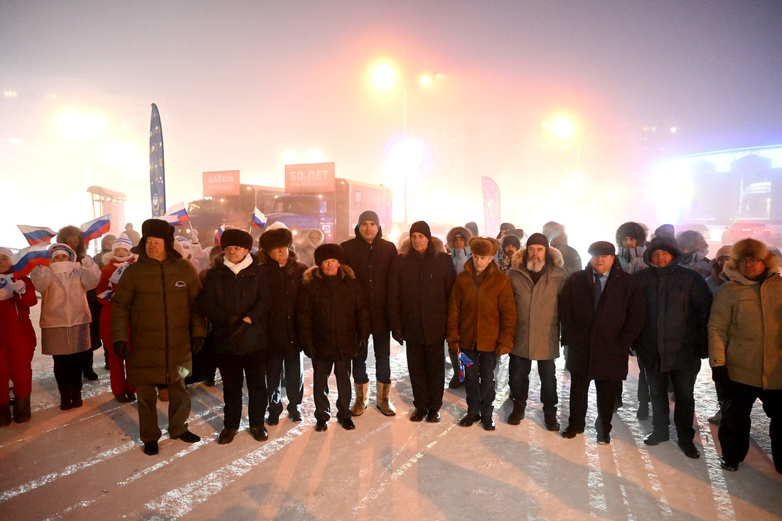 Встреча десанта в Новом Уренгое