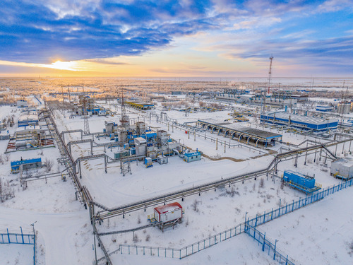 Установка комплексной подготовки газа № 10 на Уренгойском нефтегазоконденсатном месторождении