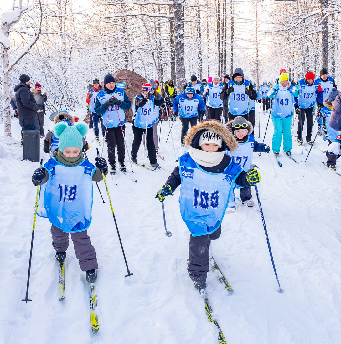 Лыжный забег ОППО «Газпром добыча Уренгой профсоюз»