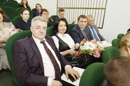 Работники ООО «Газпром добыча Уренгой» на церемонии награждения