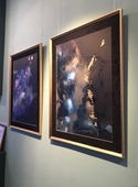 Работы Анастасии Сокольчик, представленные на выставке «Ямал — параллели ледяного отражения»