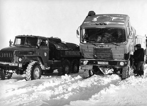 На трассе. г. Новый Уренгой. 1987 г.