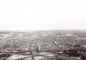 Панорама города Новый Уренгой. 1980 г.