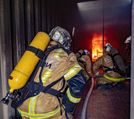 Огневой тренировочный комплекс (огневой симулятор), предназначен для обучения личного состава газодымозащитной службы при тушении пожара в закрытых помещениях