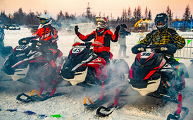 Спортсмены СТК «Факел» приняли участие в первом этапе Чемпионата и Первенства России по кроссу на снегоходах