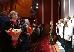 В числе почетных гостей на концерте присутствовали ветераны Великой Отечественной войны