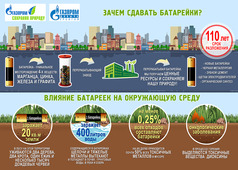 Информационные плакаты наглядно демонстрируют, какой вред наносят природе неправильная утилизация батареек