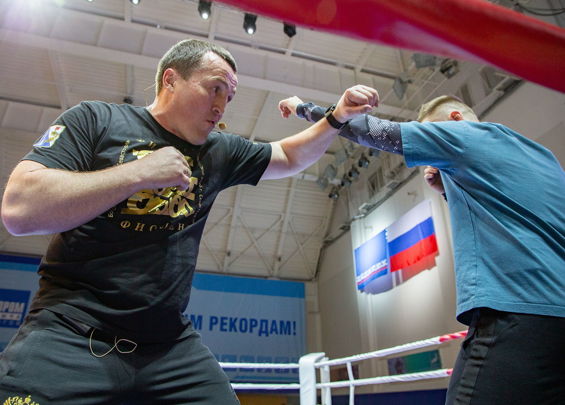 Уроки мастерства от российского боксера Дениса Лебедева
